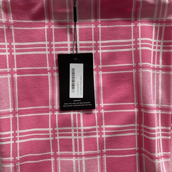 Pink Plaid Mini Skirt💖 - Picture 5 of 6